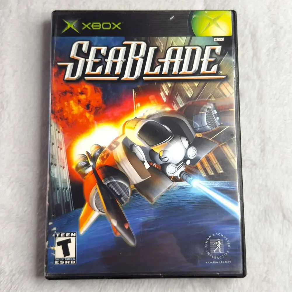 SeaBlade (Microsoft Xbox, 2002) Complete Case, Manual, Disc – Rare Retro Game